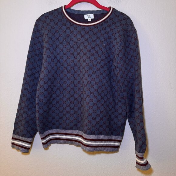 Yal New York KNIT Viscose Polyester Crewneck Sweater Size Large - Picture 2 of 7
